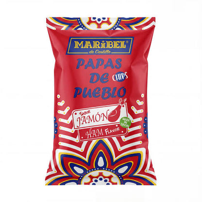 Patatas Fritas Artesanas Jamón Paquete 130 gr