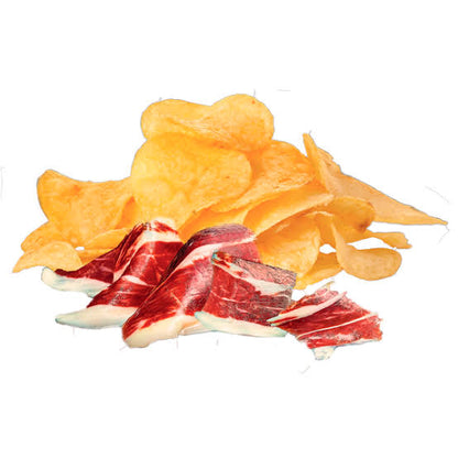 Patatas Fritas Artesanas Jamón Paquete 130 gr