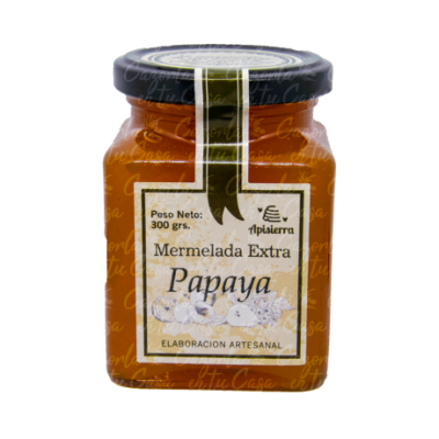 Mermelada Artesana PAPAYA Bote cristal 300 gr