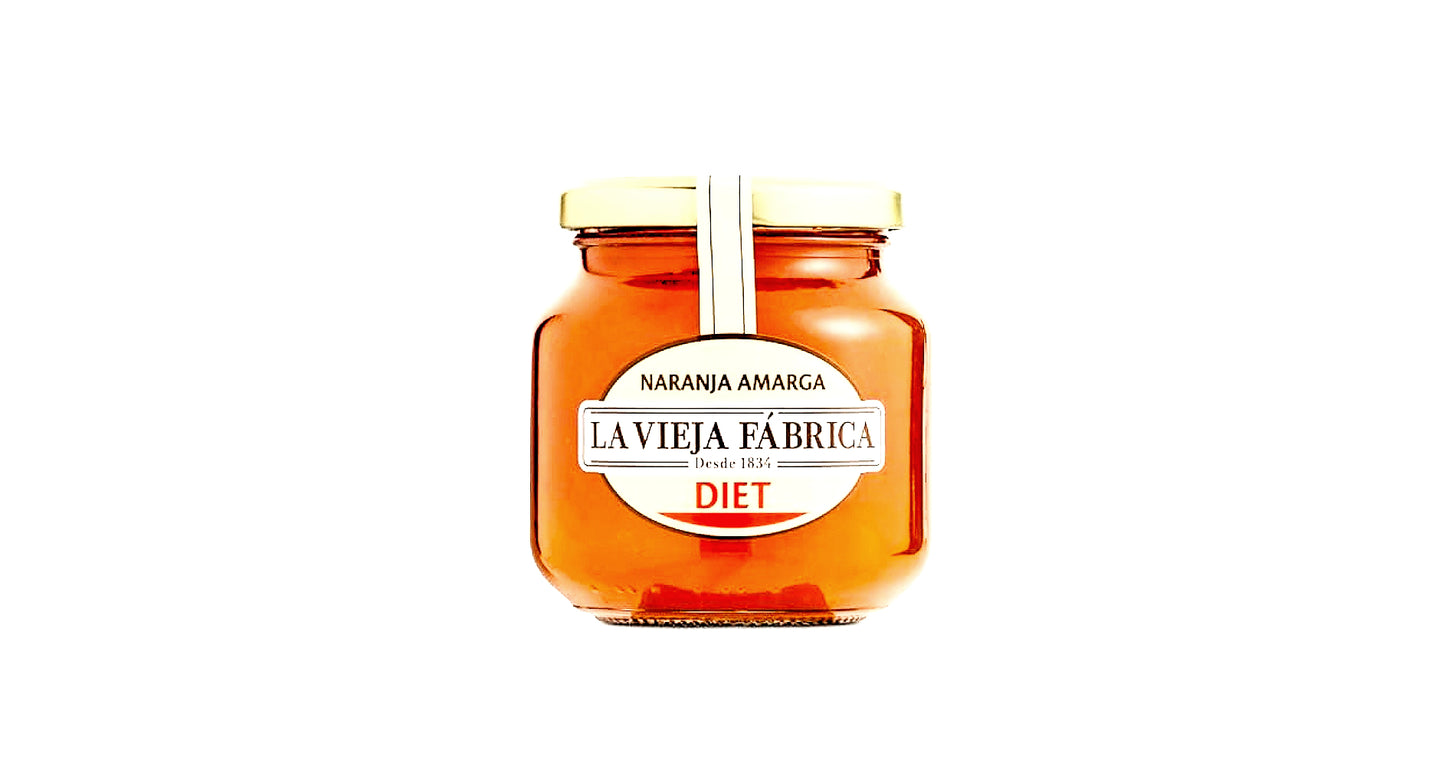 Mermelada NARANJA AMARGA SIN AZÚCAR  Bote cristal 280 gr