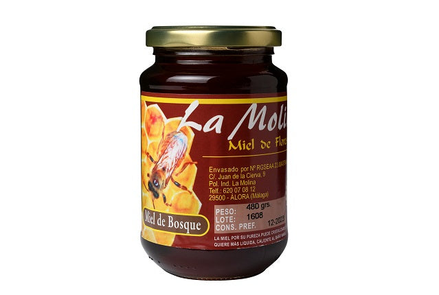 Miel Bosque Bote Cristal 480 gr