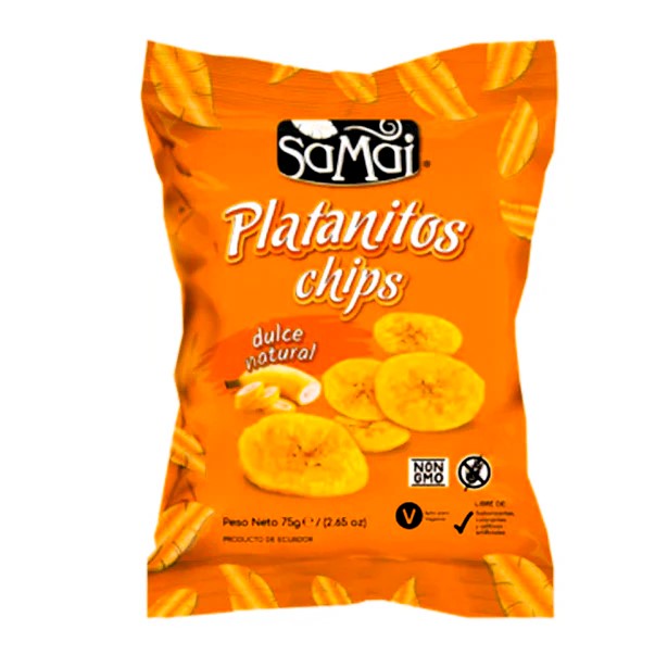 Chips Plátano Macho Paquete 75 gr