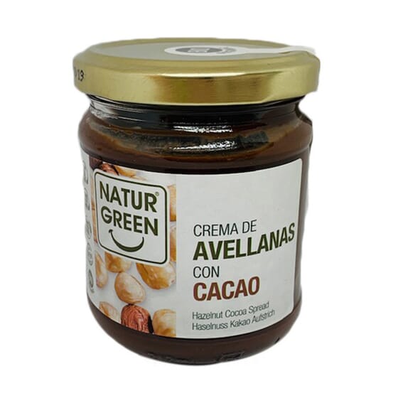 Crema Eco avellanas cacao Bote cristal 200 gr