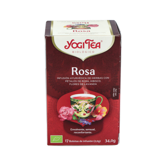 Infusión ayurvédica ecológica ROSA Caja 17 bolsitas