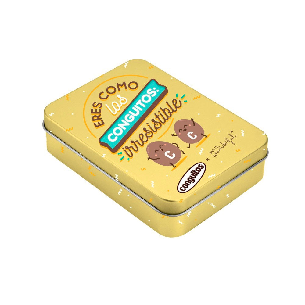 chocolate mini latas mr.wonderful 18gr conguitos 16uds