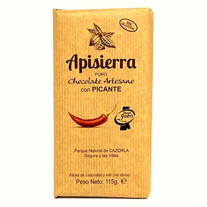 Chocolate artesano PICANTE Tableta 115 gr
