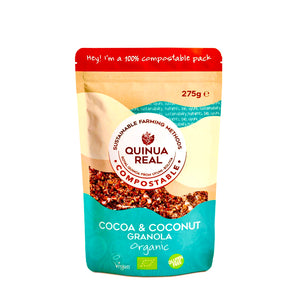 Granola Quinoa coco y cacao Paquete 275 gr