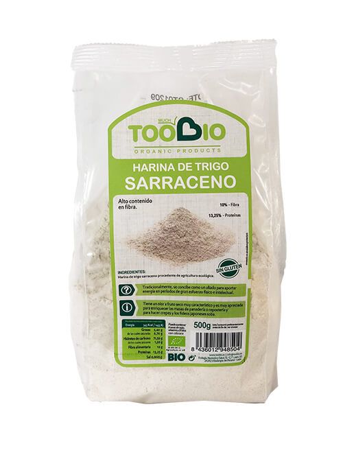 Harina Trigo Sarraceno Sin gluten Paquete 500 gr