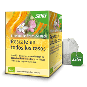 Infusión Ecológica flores bach RESCATE Caja 15 bolsitas