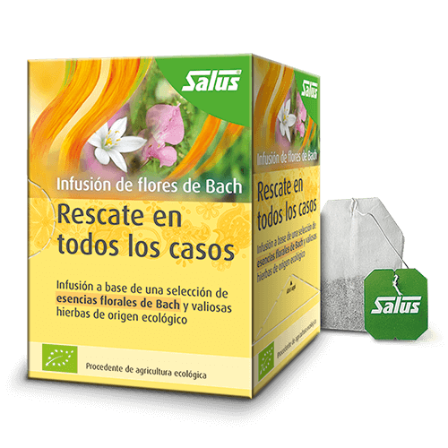 Infusión Ecológica flores bach RESCATE Caja 15 bolsitas