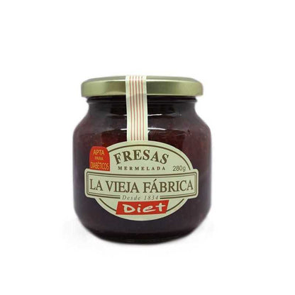 Mermelada FRESA SIN AZÚCAR Bote cristal 280 gr