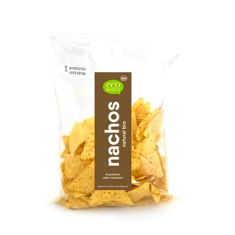 Nachos natural ecológicos BIO Paquete 125 gr