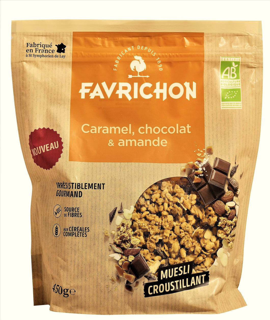 Cereales Bio Caramelo Chocolate Paquete 375 gr