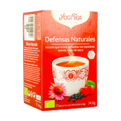 Infusión ecológica ayurvédica DEFENSA NATURAL Caja 17 bolsitas