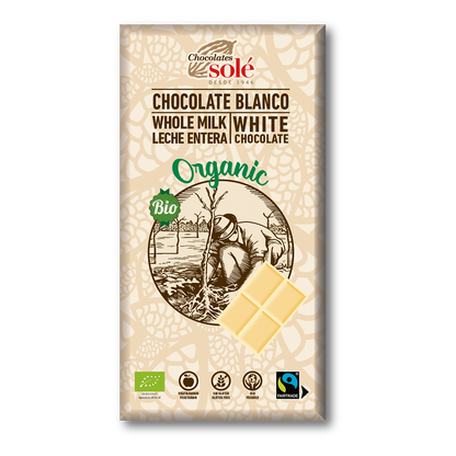 Chocolate Blanco Bio Tableta 100 gr