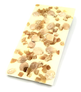 Tableta Chocolate Blanco Almendras 300 gr