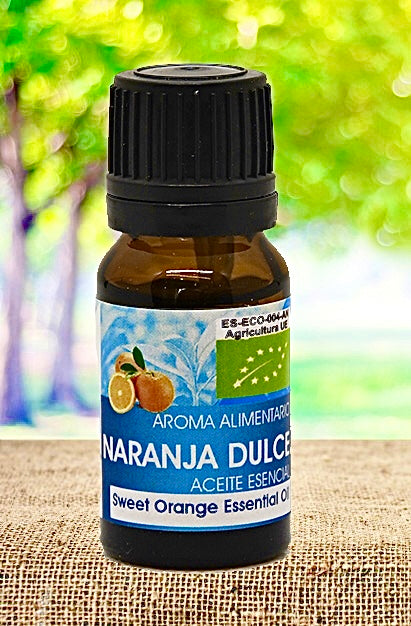 Aceite esencial Naranja Eco bote cristal  10 ml