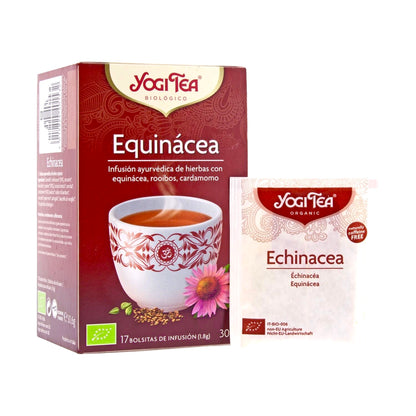Infusión ayurvédica Ecológica EQUINÁCEA Caja 17 bolsitas