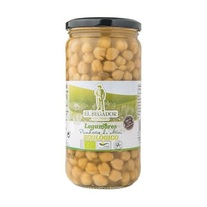 Garbanzos Ecológicos Bote cristal 700 gr