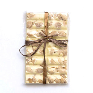 Tableta Chocolate Blanco Almendras 300 gr