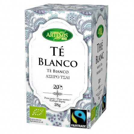 TÉ BLANCO Bio Ecológico Caja 20 bolsitas