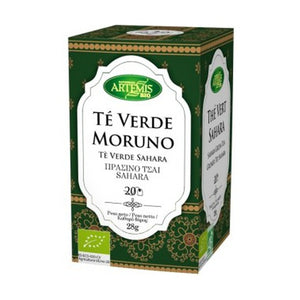 TÉ VERDE MORUNO Ecológico Caja 20 bolsitas