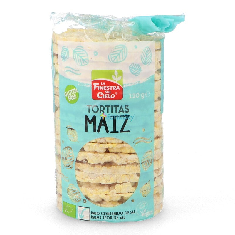 Tortitas de Maíz Bajo en sal SIN GLUTEN Paquete 120 gr