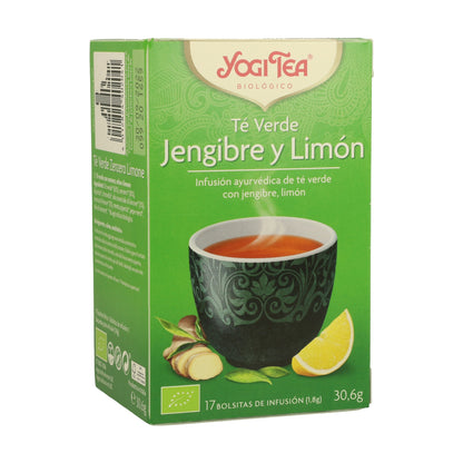Infusión ecológica ayurvédica JENGIBRE LIMÓN Caja 17 bolsitas