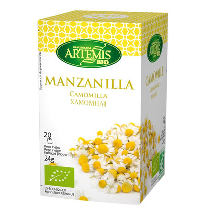 Infusión Bio Ecológica MANZANILLA  Caja 20 bolsitas