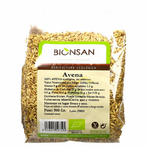 Avena Ecológica Bio Paquete 500 gr