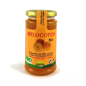 Mermelada Bio SIN GLUTEN Melocotón Bote cristal 240 gr